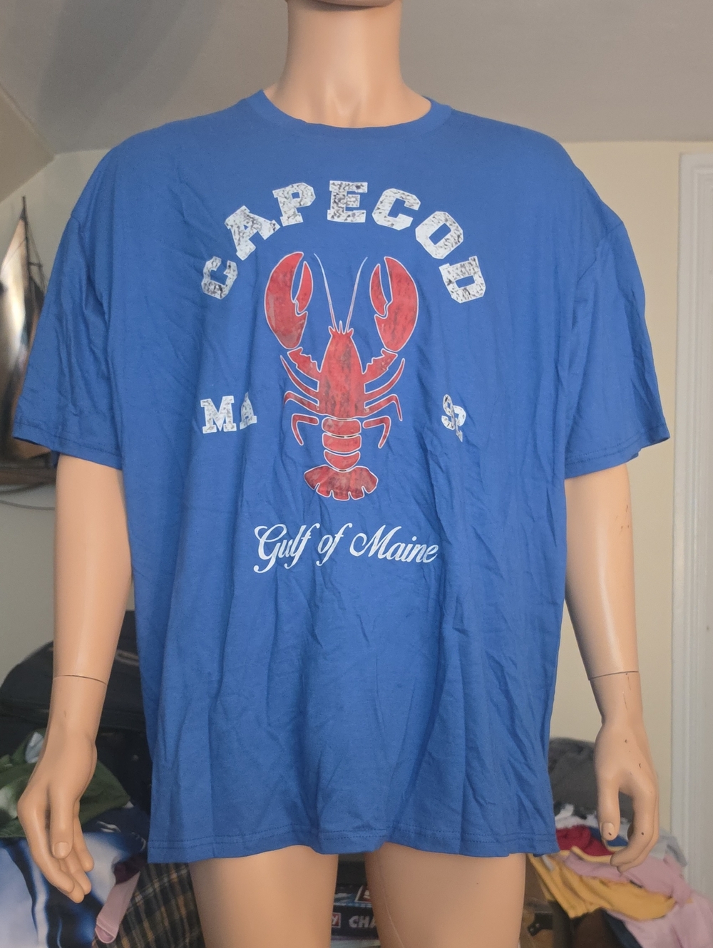 Cape Cod Blue Short-Sleeve Lobster Graphic Tee